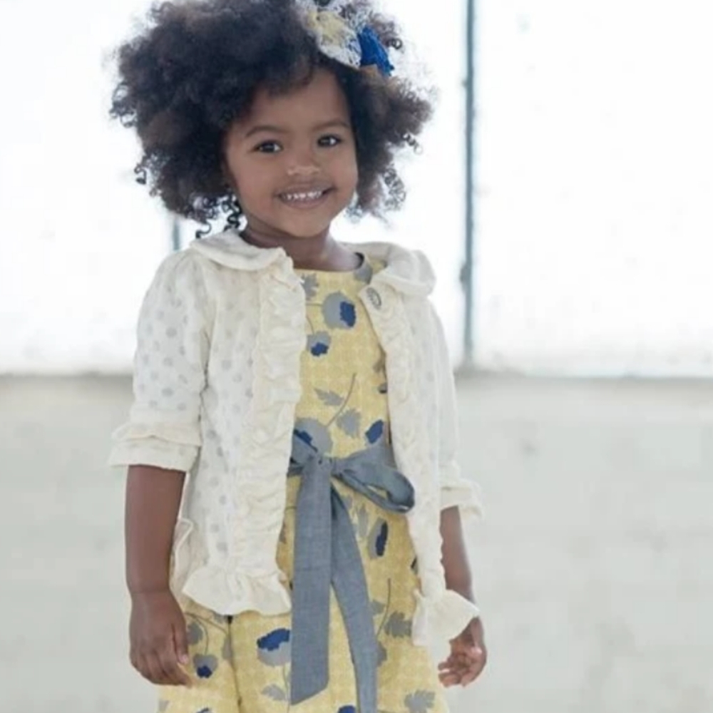 Persnickety Girl's white jacket